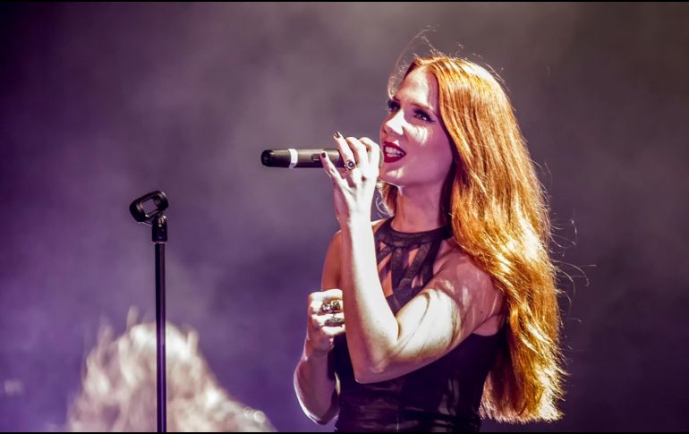 SIMONE SIMONS. Elegir a la mejor cantante femenina del metal depende de los gustos y estilos que cada uno valore en una vocalista. EL INFORMADOR / ARCHIVO