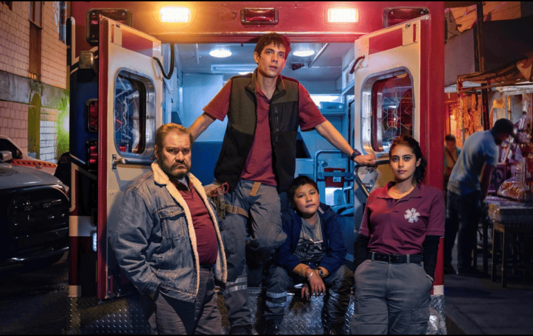 El elenco de la serie está conformado por Joaquín Cosío, Renata Vaca, Diego Calva y Sergio Bautista. CORTESÍA/Apple TV+