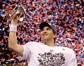 Eli Manning es un mariscal de campo dos veces ganador del Super Bowl. AP/D. Phillip