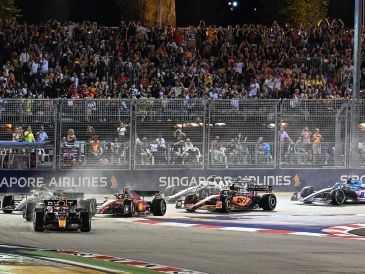 Este domingo, los corredores de F1 enfrentarán a uno de los circuitos más complejos y desafiantes: el Marina Bay de Singapur. AFP / ARCHIVO