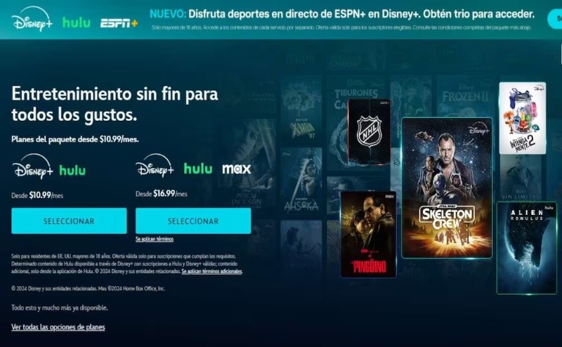 Captura de pantalla. Disney+ 