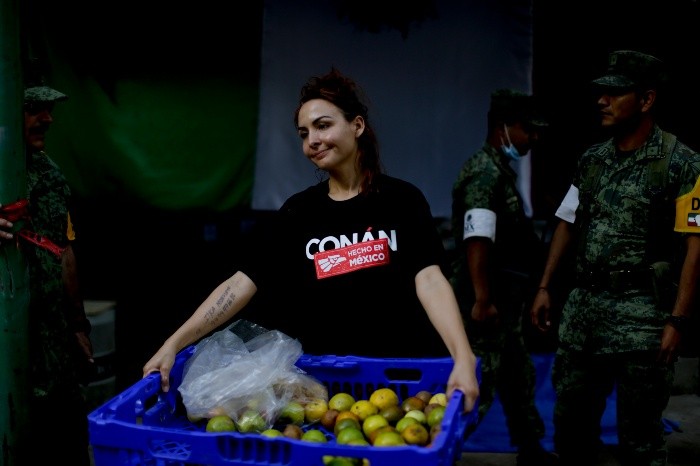 Mexico Earthquake Women