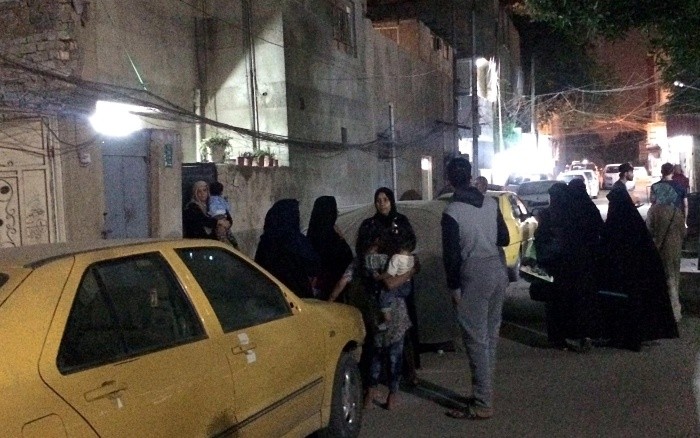 Las redes sociales de Irán se llenaron de publicaciones sobre personas que tuvieron que evacuar sus hogares. AP / H. Mizban