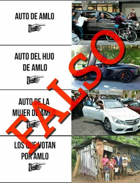 Verificado2018: Ni Lamborghini, ni Mercedes en la cochera de López Obrador  | El Informador