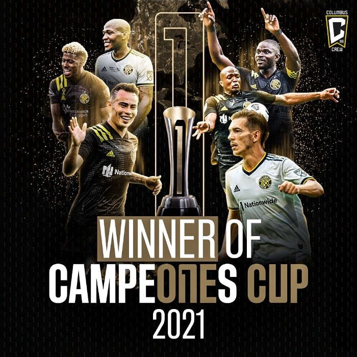 2021 Columbus Crew Deportivo Cruz Azul One Cup Campeones Cup Shirt