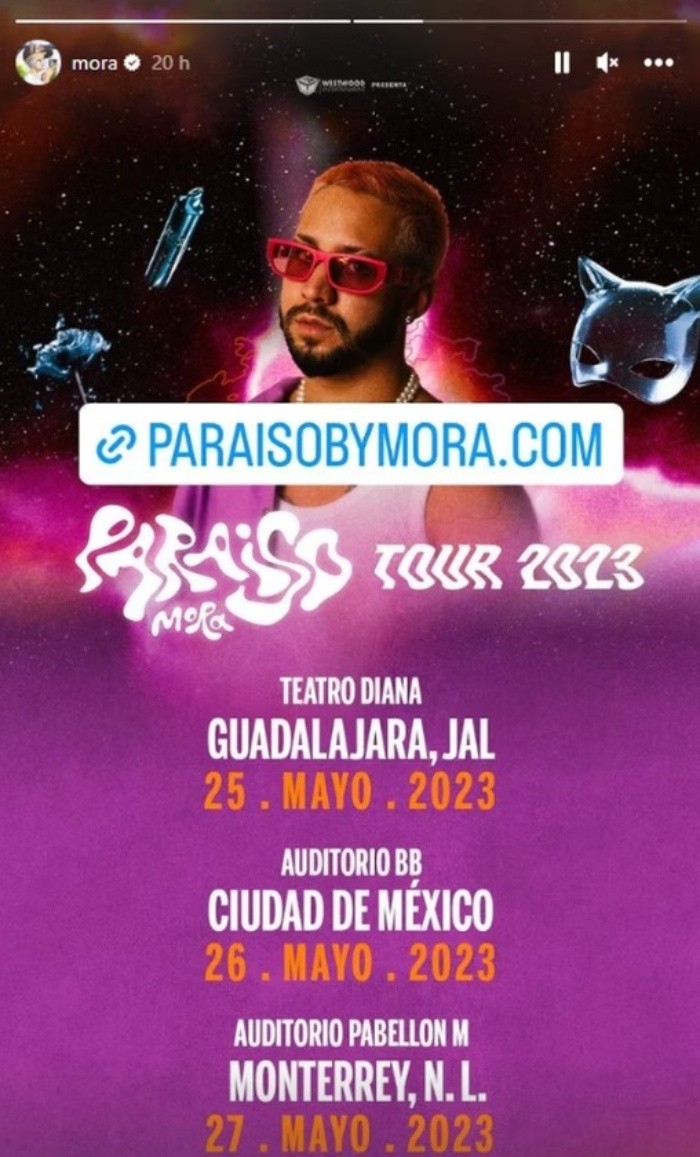 Mora en Guadalajara Todo sobre el concierto del cantante y la venta de