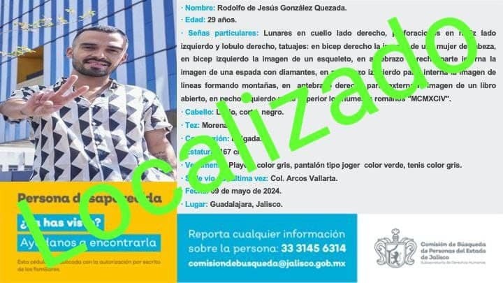  ESPECIAL/ Comisión de Búsqueda de Personas del Estado de Jalisco.