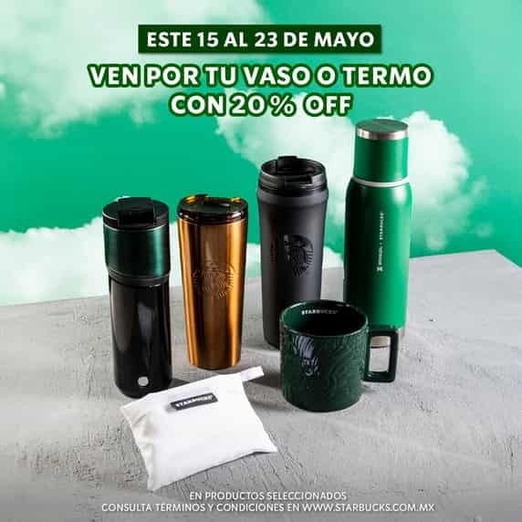 Los diseños pueden variar según la disponibilidad en las tiendas. Starbuck.