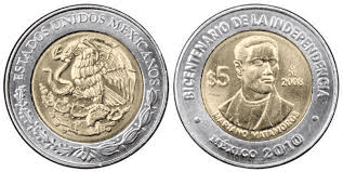 Moneda Especial de Colección con la figura de Mariano Matamoros. ESPECIAL 